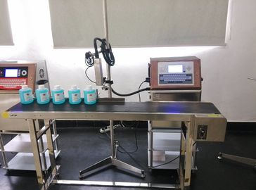 China 4 Linien industrieller Kodierungs-Tintenstrahl Cij-Drucker, automatische Reihen-Kodierungs-Maschine fournisseur