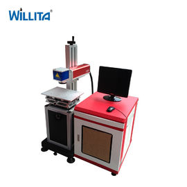 China der Laser-Markierungsmaschine 3 der Faser 50w Achsentischplatteedelstahl-Laserdruckmaschine fournisseur